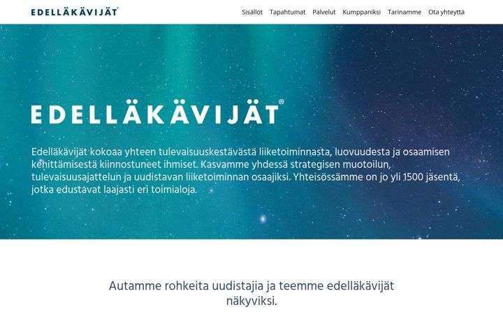 Screenshot of edellakavijat.fi