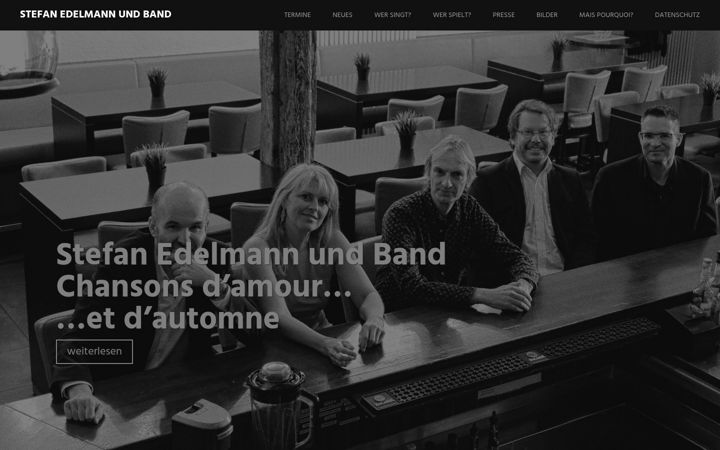 Screenshot stránky edelmannundband.de