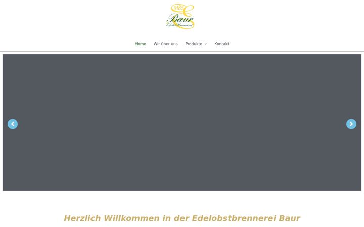 Screenshot stránky edelobstbrennerei-baur.de
