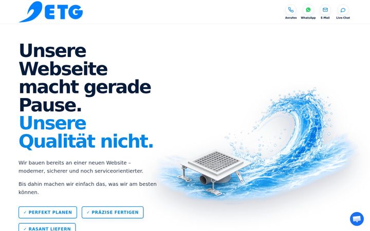Screenshot of edelstahl-gobber.com
