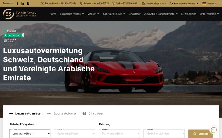 Screenshot of edelstark.com