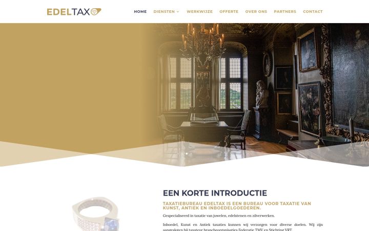 Screenshot di edeltax.nl