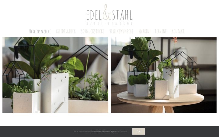 Screenshot of edelundstahl.com