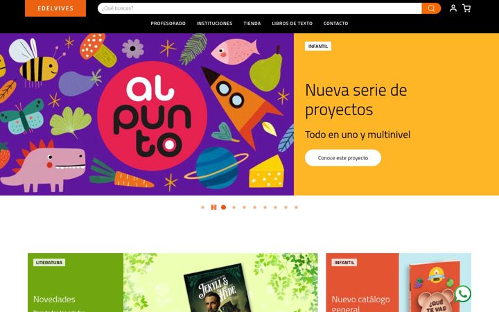 Screenshot of edelv.com