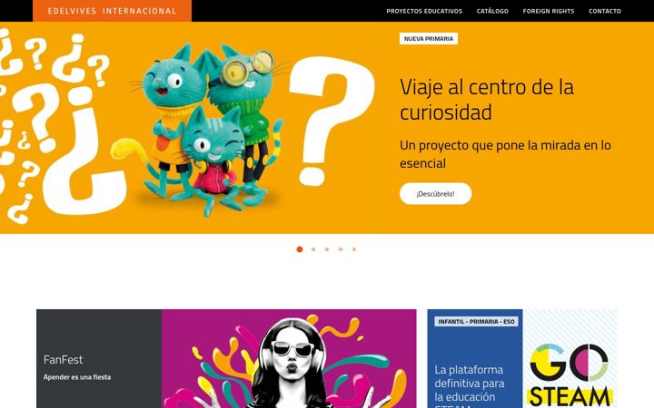 Screenshot of edelvives-internacional.com
