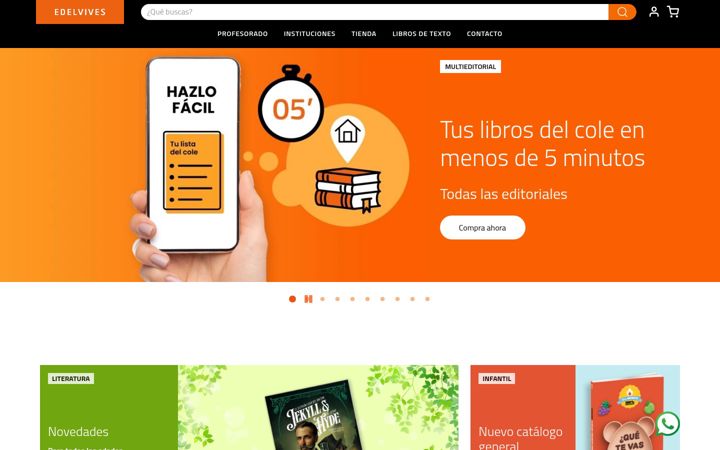 Screenshot of edelvives.com
