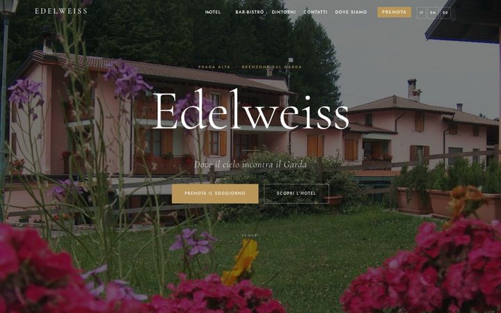 Screenshot of edelweiss-hotel.it
