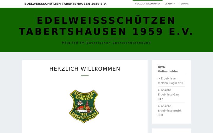 Screenshot of edelweiss-tabertshausen.de