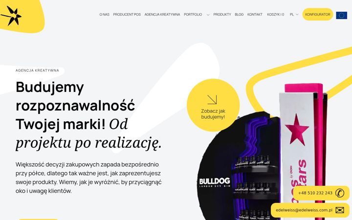 Screenshot di edelweiss.com.pl