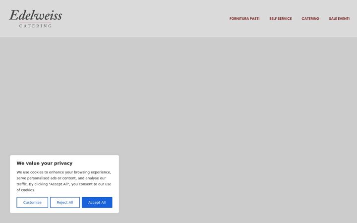 Screenshot of edelweisscatering.it