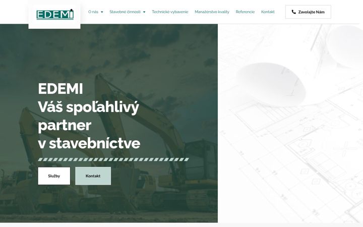 Screenshot of edemi.sk