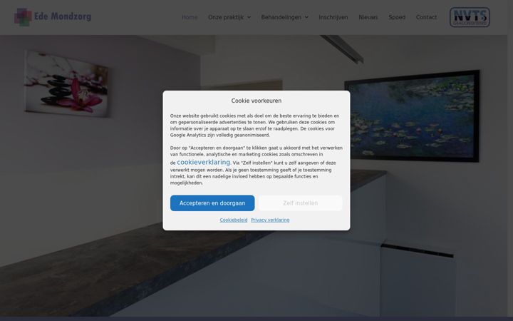 Screenshot di edemondzorg.nl
