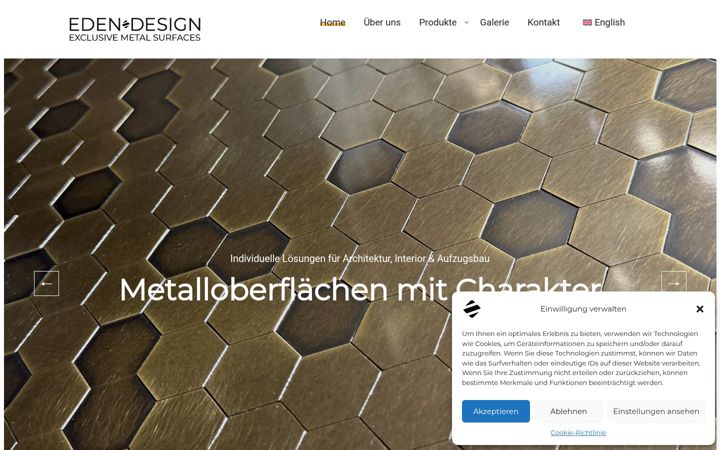 Screenshot of eden-design.de