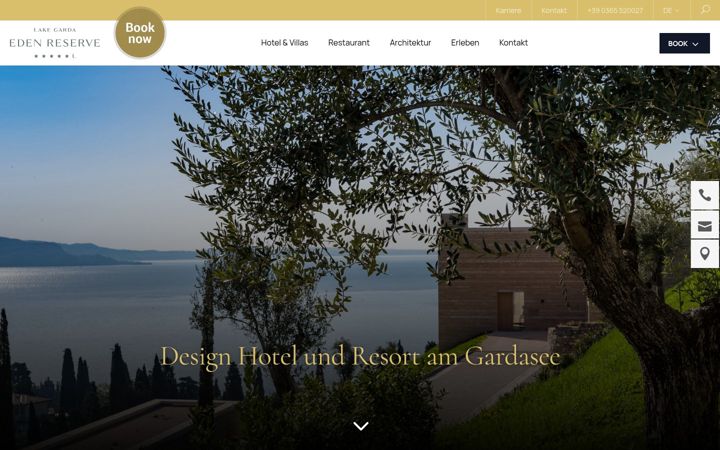 Screenshot of eden-gardone.com