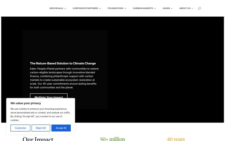 Screenshot of eden-plus.org