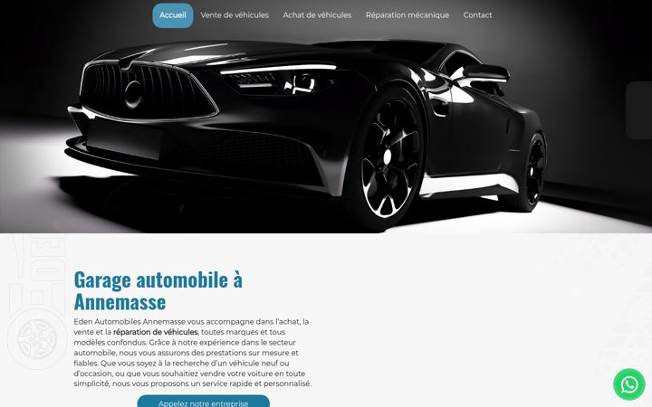 Screenshot of edenautomobiles.fr