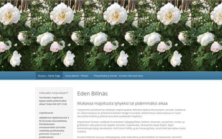 Screenshot of edenbillnas.fi