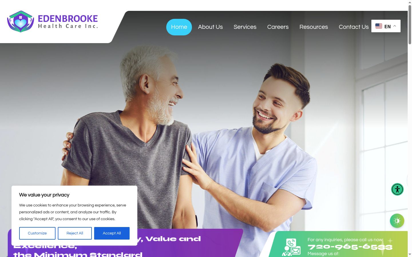 Sutikimo reklamjuostės, rodytos prieš bet kokią sąveiką, ekrano kopija
