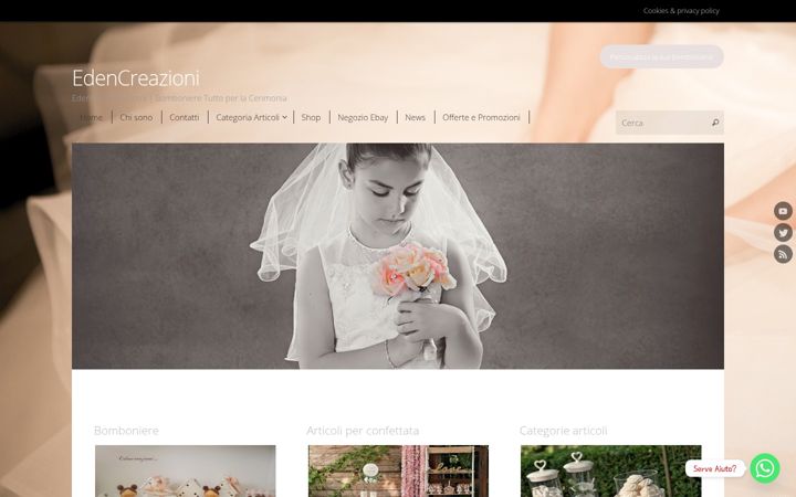 Screenshot of edencreazioni.it