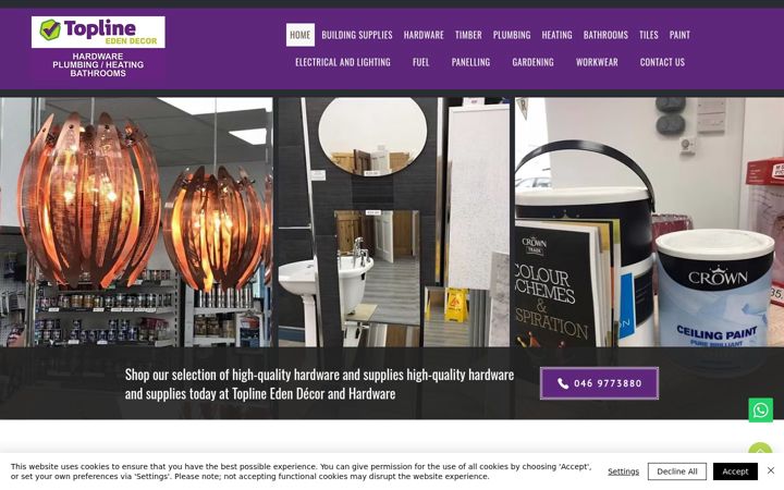 Skærmbillede af edendecor.ie