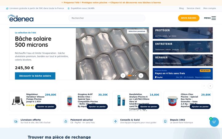 Screenshot of edenea.com