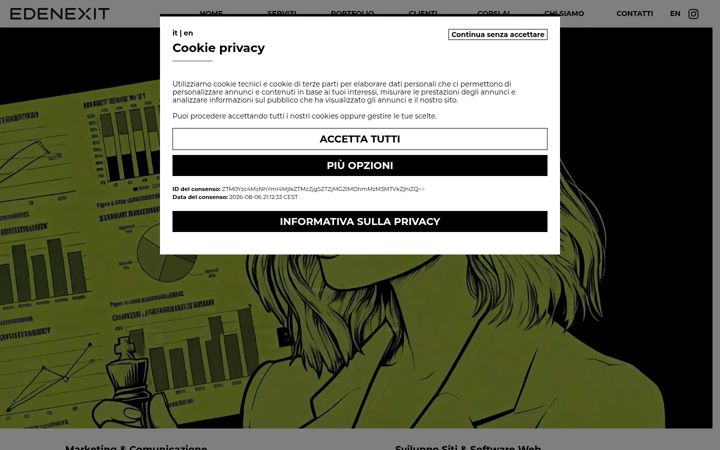 Screenshot of edenexit.com