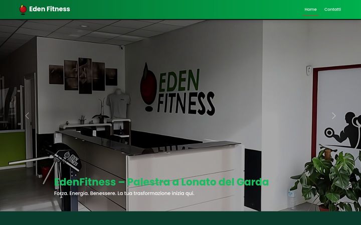 Screenshot von edenfitness.it