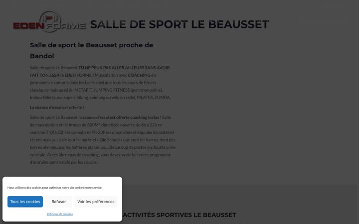 Screenshot of edenforme.com