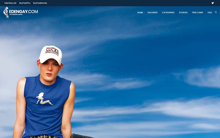 Screenshot of edengay.net