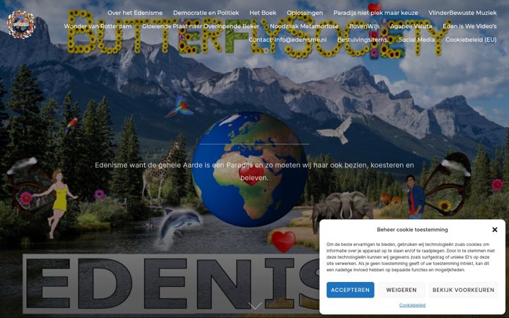 Screenshot of edenisme.nl