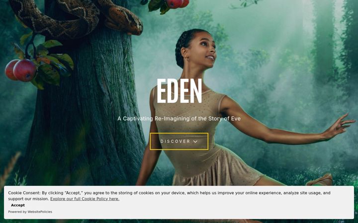 Screenshot of edenlive.org