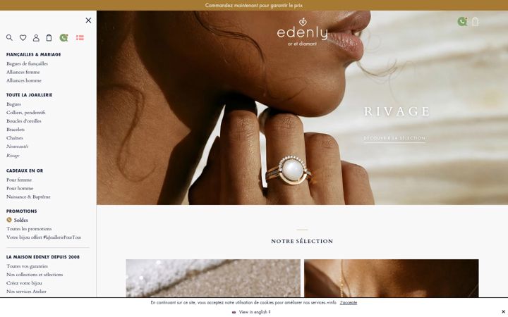 Screenshot of edenly.com