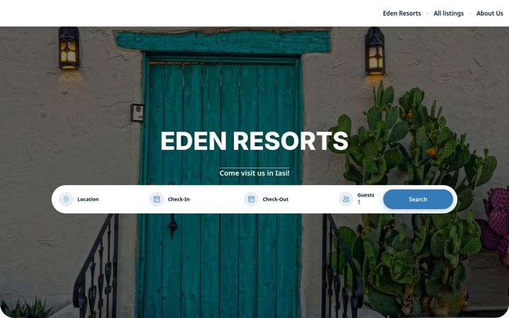 Screenshot von edenresorts.ro