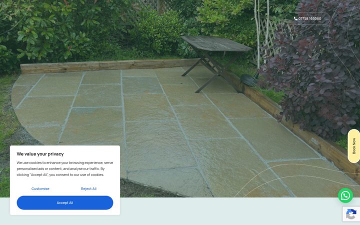 Screenshot ta' edensedgegardens.uk