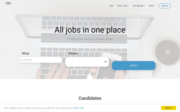 Screenshot of edentalcareer.com