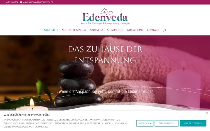 Képernyőkép: edenveda.de