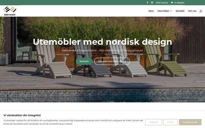 Screenshot von edenwood.se