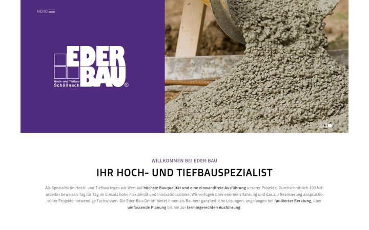 Screenshot of eder-bau.de