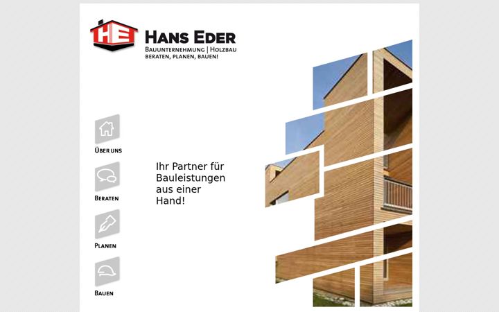Screenshot of eder-hausbau.de