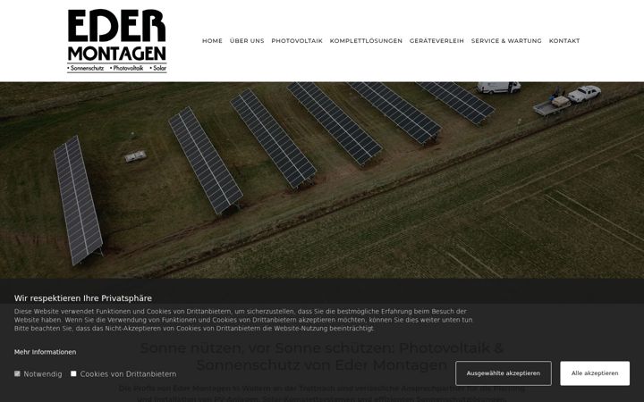 Screenshot of eder-montagen.at