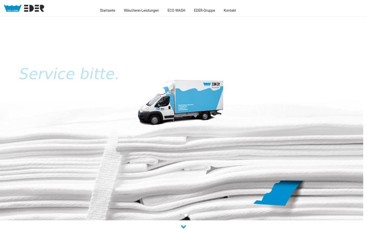 Screenshot of eder-texcare.at