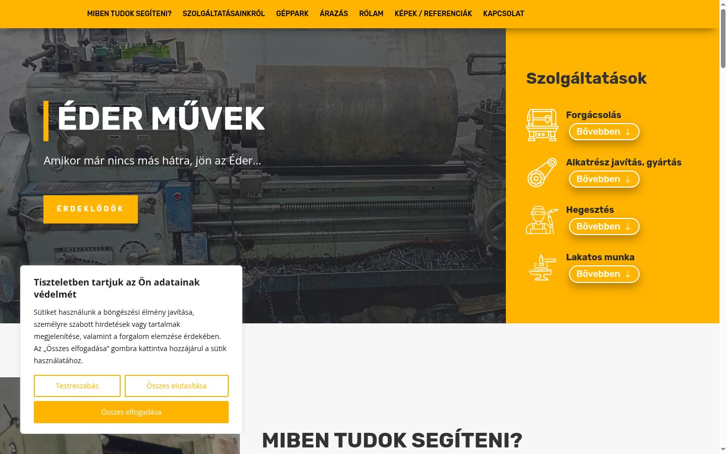 Screenshot tal-banner tal-kunsens muri qabel kwalunkwe interazzjoni
