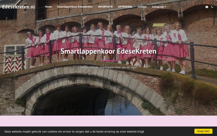 Screenshot di edesekreten.nl