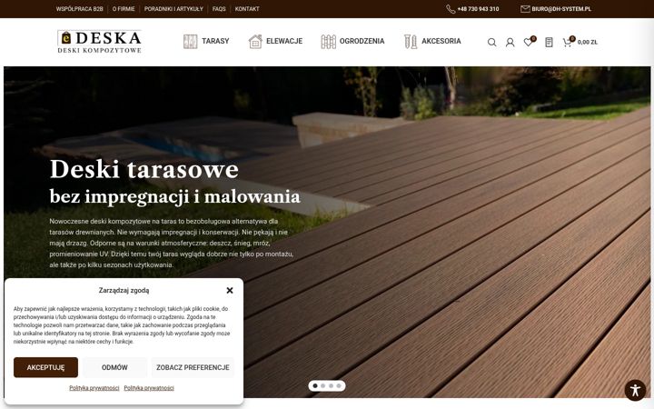 Captura de pantalla de edeska.pl