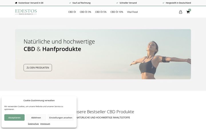 Screenshot of edestos.com