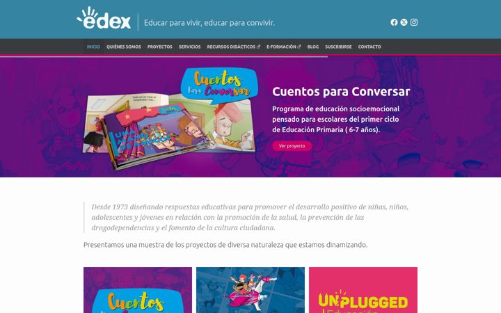 Skjermbilde av edex.es