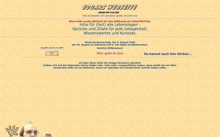Screenshot of edgar-korn.de