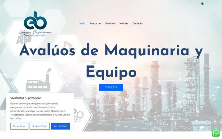 Screenshot of edgarbejarano.com