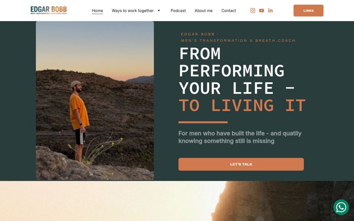 Screenshot of edgarbobb.com