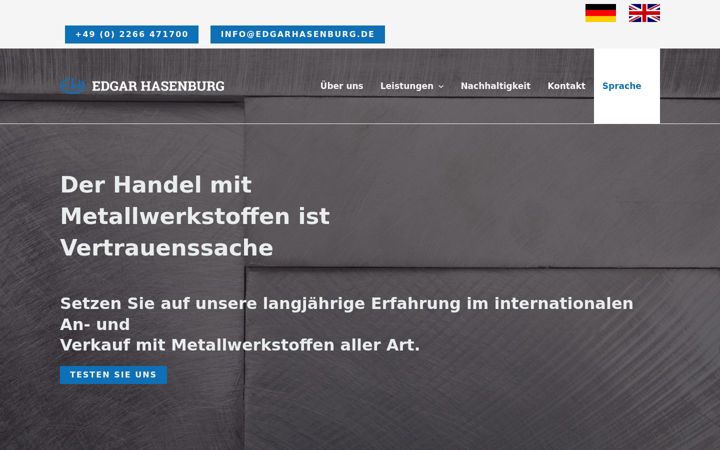 Screenshot of edgarhasenburg.de